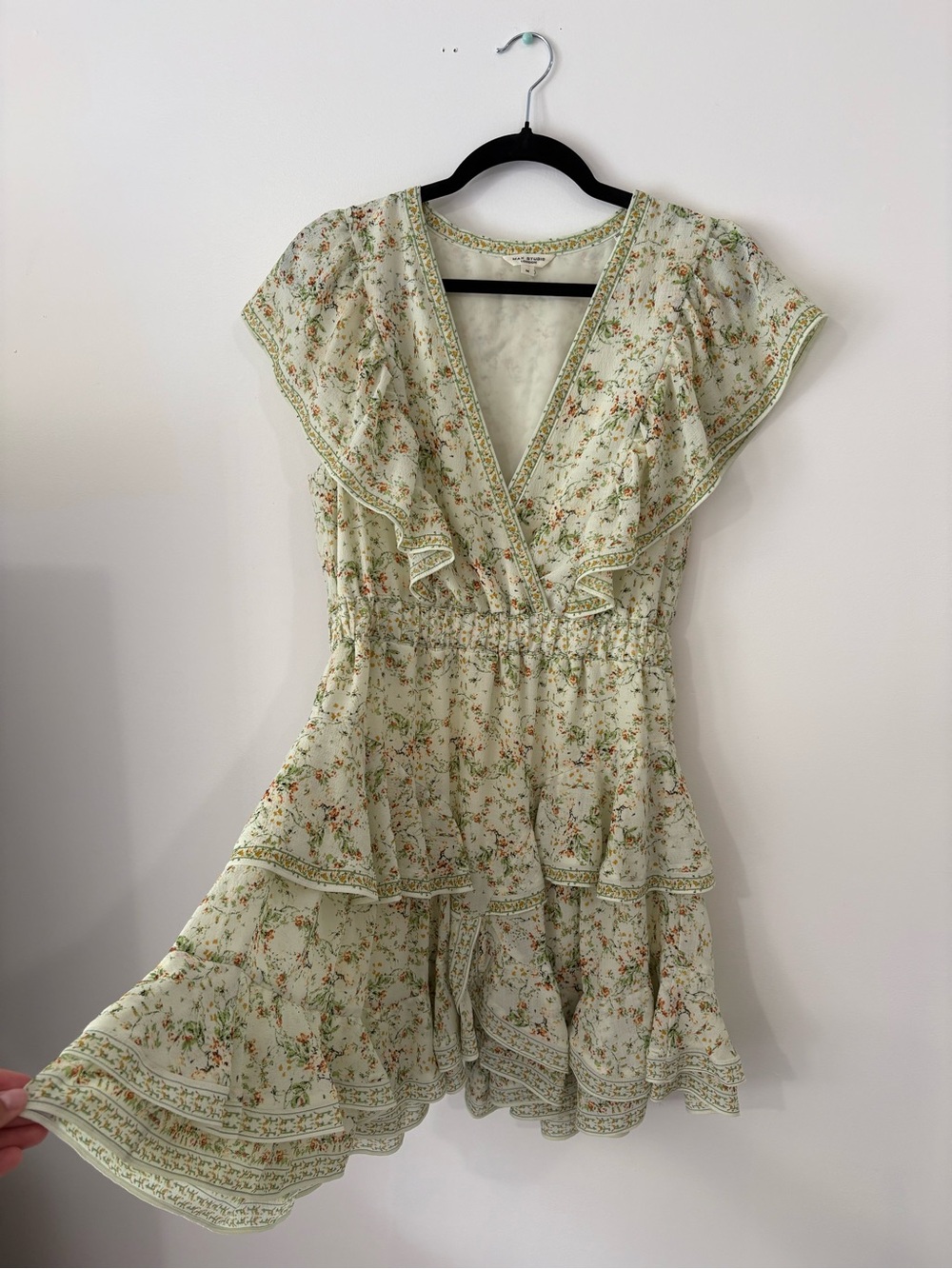 Floral Ruffled Mini Dress - Picture 4 of 7